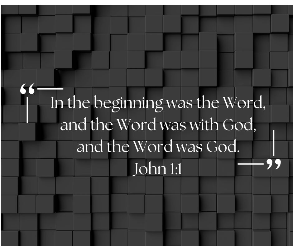 John 1:1 Scripture Passage